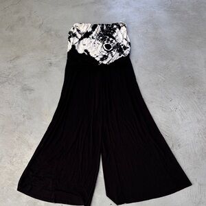 Stylish Black and White Women's Jumpsuit